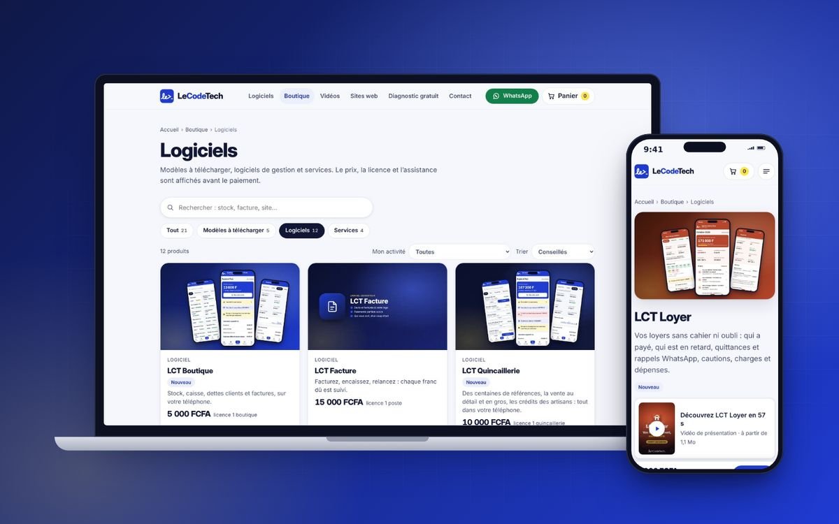 Boutique en ligne : Vendez jour et nuit, encaissez par Mobile Money.